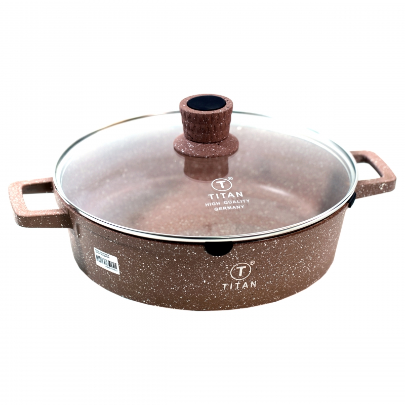 Թավա Titan TTIHP-28 2բռնակ Գրանիտ 28սմ 2